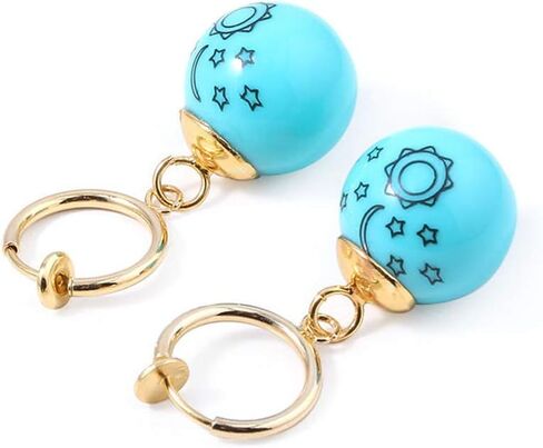 أقراط إليزابيث ليون السبع المميتة الأزياء أقراط إسقاط الأزرق in Kuwait