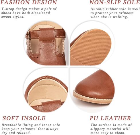ISINSER حذاء أكسفورد كلاسيكي للفتيات الصغيرات فستان الأميرة ماري جين للحفلات بعقدة على شكل فيونكة وأحذية زي المدرسة in Kuwait