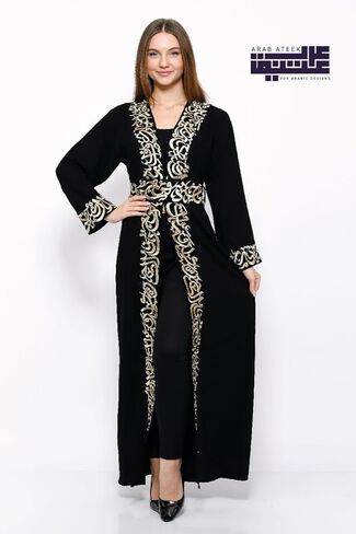 ARAB ATEEK ABAYA-عباية نسائية-عباية قطعة واحدة لباس خارجي-عباية مسلمة-ملابس حجاب نسائية-ملابس محتشمة للنساء المسلمات in Kuwait