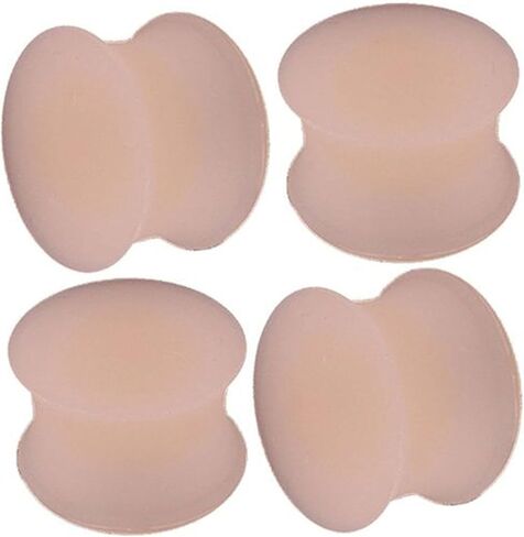 bodyjewellery الجلد مزدوج مضيئة الأنفاق الأذن المقابس SI03 لوط بالجملة 4PCS in Saudi Arabia