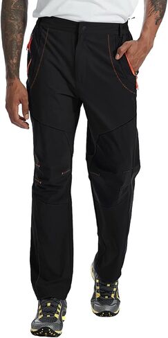 TBMPOY Men's Hiking Work Cargo Pants Lightweight Waterproof Quick Dry Outdoor Mountain Pant Fishing Camping in Kuwait