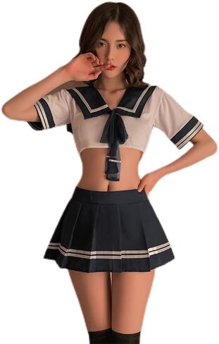 Japanese schoolgirl cosplay perspective temptation uniform cute anime sailor suit sexy lingerie in Saudi Arabia