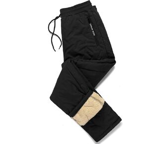 LBL Leading the Better Life Men's Winter Fleece Pants Sherpa Lined Sweatpants Active Running Jogger Pants