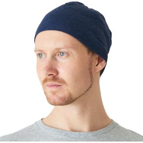 CHARM Organic Cotton Beanie Chemo Hat - Sensitive Skin Cap Snug Tight