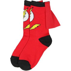Superhero DC Comics Batman Superman The Flash Youth Boys Caped Crew Socks in Saudi Arabia