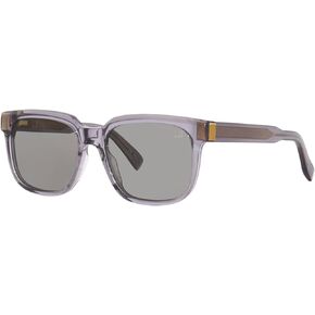 Dunhill Rectangular Sunglasses DU0002S 004 Transparent Gray 54mm, 54-17-145 in Saudi Arabia