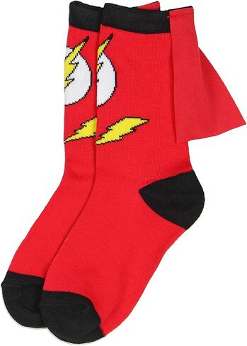 Superhero DC Comics Batman Superman The Flash Youth Boys Caped Crew Socks in Saudi Arabia