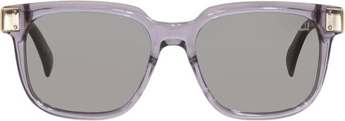Dunhill Rectangular Sunglasses DU0002S 004 Transparent Gray 54mm, 54-17-145 in Saudi Arabia