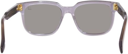 Dunhill Rectangular Sunglasses DU0002S 004 Transparent Gray 54mm, 54-17-145 in Saudi Arabia
