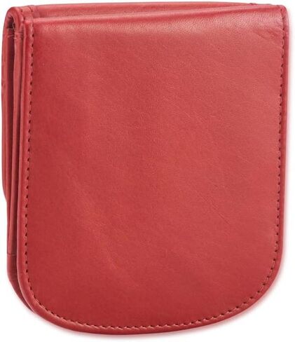 محفظة Taxi® - TW14-BIG APPLE RED - جلد ناعم - محفظة صغيرة الحجم قابلة للطي بجيب أمامي - للبطاقات والعملات المعدنية والفواتير والهويات (للرجال والنساء) in Saudi Arabia