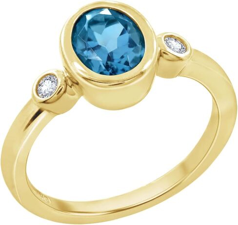 Amazon Collection Gold Plated Sterling Silver Round-Shaped Amethyst and Infinite Elements Cubic Zirconia Textured Finish Ring in Saudi Arabia