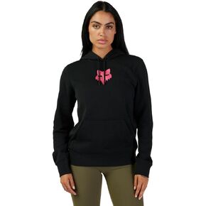 Fox Racing Women's Standard Fox Head Fleece PO, Black/Pink, Medium