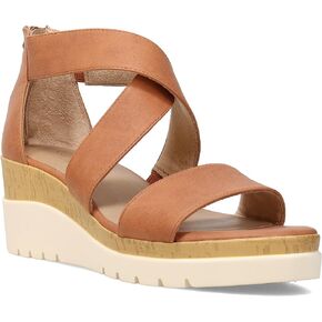 SOUL Naturalizer Women's, Goodtimes Wedge Sandal Brown 5 M