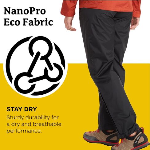 MARMOT Women's PreCip Eco Pant Short - Black - Small in Saudi Arabia