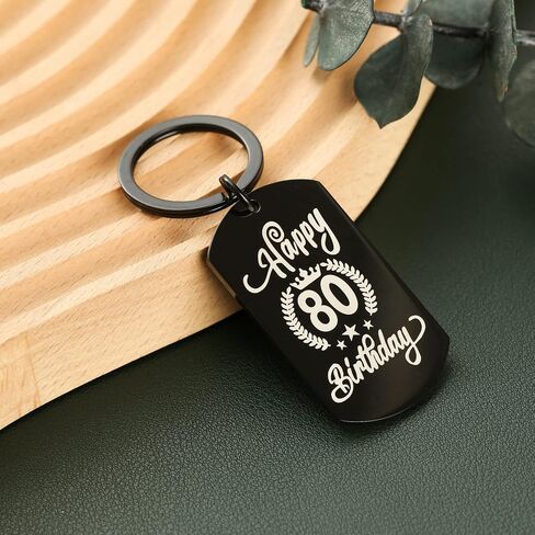 80TH Birthday King Crown and 80th Birthday King Sash and Keychain,80TH Birthday Party Decorations for Men in Saudi Arabia