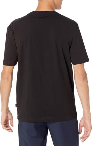 BOSS mens Center Logo Regular Fit T shirt T Shirt, Basic Black, 3X Large US in Kuwait