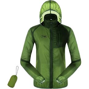 Dooy Sun Protection Jacket Ultra Light Thin Breathable Packable Outdoor Cycling Jacket Hoodie Skin Clothing for Men & Women in Kuwait