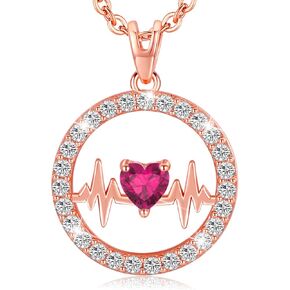 قلادات لافومو للنساء من الفضة الاسترليني قلادة على شكل قلب ذهبي أنت في قلبي مجوهرات الحب دائرة تشيكوسلوفاكيا هدايا للنساء الصديقة والزوجة والأم والابنة في عيد الميلاد والذكرى السنوية وعيد الميلاد وعيد الحب in Kuwait