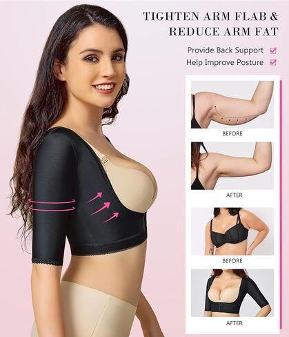 BRABIC Women's Shapewear Tops Post Surgery Compression Sleeve for Arm Shaper in Saudi Arabia