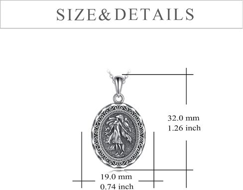 AXELUNA Greek Goddess Necklace Sterling Silver Artemis Goddess of The Hunting Mythology Jewelry for Women Gifts in Kuwait