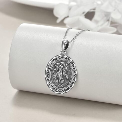 AXELUNA Greek Goddess Necklace Sterling Silver Artemis Goddess of The Hunting Mythology Jewelry for Women Gifts in Kuwait