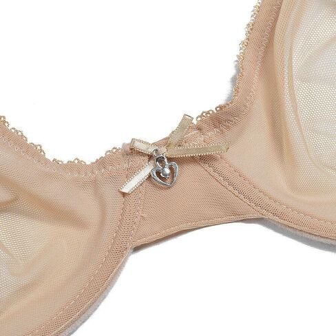 Sheer See Through Bras and Panties Set Unlined Mesh Sexy Lace for Women Plus Size in Kuwait