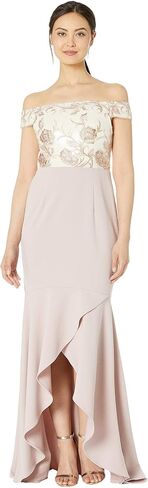 Adrianna Papell Women's Long Embroidered Dress in Kuwait