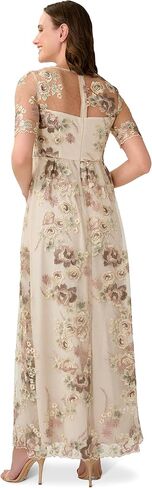 Adrianna Papell Women's Long Embroidered Dress in Kuwait