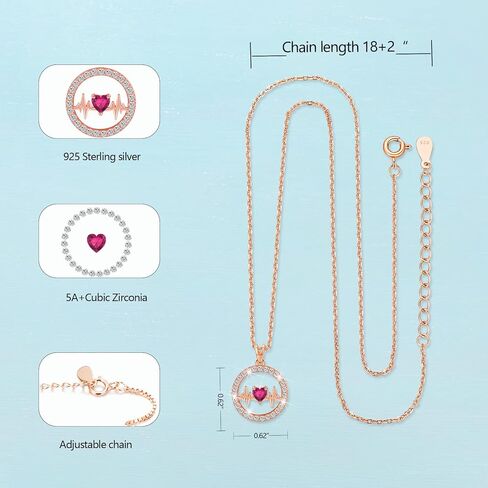 قلادات لافومو للنساء من الفضة الاسترليني قلادة على شكل قلب ذهبي أنت في قلبي مجوهرات الحب دائرة تشيكوسلوفاكيا هدايا للنساء الصديقة والزوجة والأم والابنة في عيد الميلاد والذكرى السنوية وعيد الميلاد وعيد الحب in Kuwait