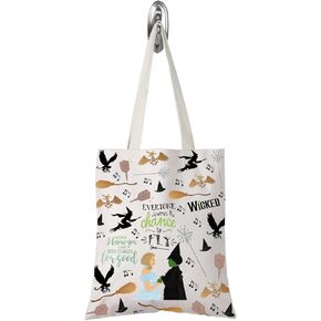 TSOTMO Musical Theatre Makeup Bag, Canvas, Beige, Marble Pattern, Ideal for Women's Cosmetics, Stylish Gift for Broadway Lovers in Kuwait