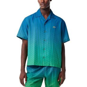 قميص Lacoste رجالي بأكمام قصيرة وأزرار سفلية in Saudi Arabia