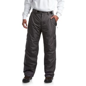 Reebok Men's Snow Pants - Heavyweight Waterproof Snowboard Pants with Cargo Pockets, Snow Gaiters - Ski Pants for Men, M-XXL