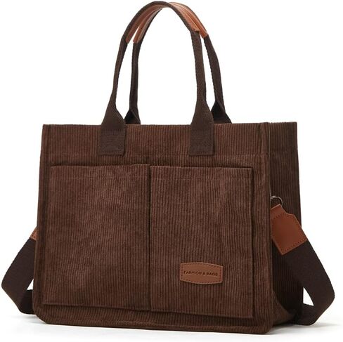 حقيبة حمل للنساء، حقائب يد عصرية من القماش القطني، حقيبة هوبو رسول، حقيبة كتف من القماش مع جيوب متعددة in Kuwait