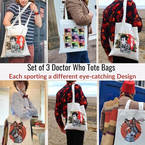 مجموعة حقائب توت من دكتور هو مكونة من 3 قطع - بضائع الهدايا الرسمية للرجال والنساء in Kuwait