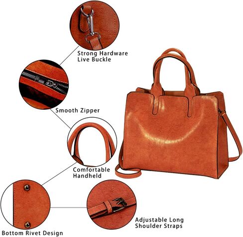حقائب Xiazuo Hobo للنساء حقيبة يد من جلد البولي يوريثان مربعة الشكل للسيدات مع حزام قابل للتعديل in Kuwait