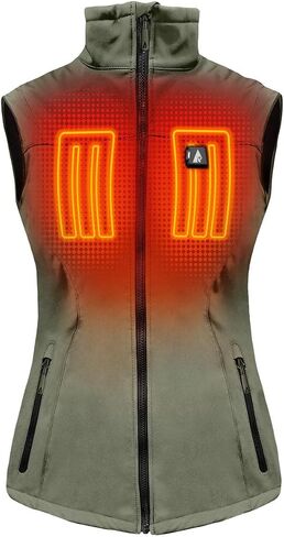 ActionHeat Women's 5V Heated Vest, Slim Lightweight Softshell with Battery Pack in Kuwait