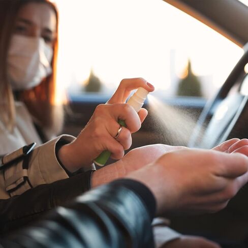 Jnnzzggu 40 Pack Mini Spray Bottles,80ml Clear Empty Fine Mist Plastic Mini Travel Bottle,Refillable Hand Spritzer Bottles for Liquids,Essential Oils Cleaning Solution in Kuwait