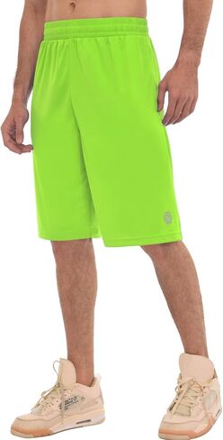 PIQIDIG شورت رجالي كاجوال للتمارين الرياضية وكرة السلة والجري جولف شورت رياضي مع جيوب in Kuwait