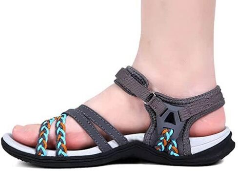 UBFEN Womens Hiking Sandals Outdoor Comfortable Sport | Lightweight, Water Sandals, Adjustable Straps, Arch Support, Ideal for All-Day Wear, Beach, Vacation, Camping, Walking in Saudi Arabia