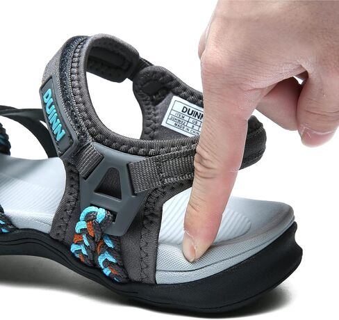UBFEN Womens Hiking Sandals Outdoor Comfortable Sport | Lightweight, Water Sandals, Adjustable Straps, Arch Support, Ideal for All-Day Wear, Beach, Vacation, Camping, Walking in Saudi Arabia