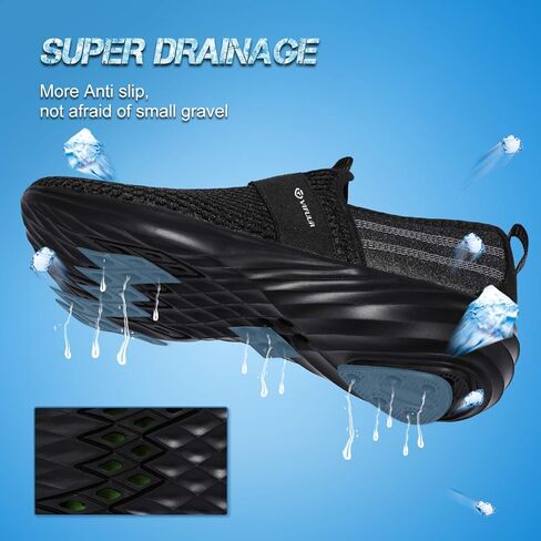 VIFUUR Men Womens Water Shoes Aqua Barefoot Athletic Sports Shoes for Beach Surf Walking Kayaking Boating Pool in Kuwait