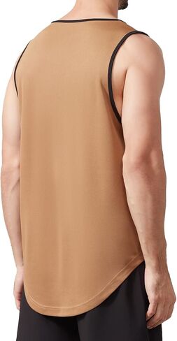 Wowcarbazole UPF 50+ رجل تجريب تانك الأعلى سريعة الجافة أكمام قمصان SPF تشغيل العضلات القمصان in Kuwait