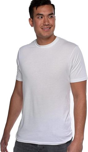 Cariloha Bamboo Crew Tee - Moisture Wicking Bamboo-Viscose Crewneck T Shirt for Men in Kuwait
