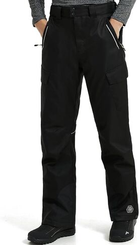 HARD LAND Men's Snow Ski Pants Waterproof Insulated Winter Windproof Snowboard Pants in Saudi Arabia