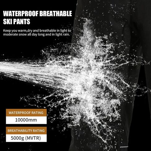 HARD LAND Men's Snow Ski Pants Waterproof Insulated Winter Windproof Snowboard Pants in Saudi Arabia