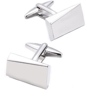 MERIT OCEAN Gold/Black Classic Cufflinks for Men Stainless Steel Wedding Business Gifts