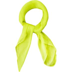 GCFIYPP 1950s Square Chiffon Scarf Sheer Square Neck Head Scarfs for Women,girls,ladies