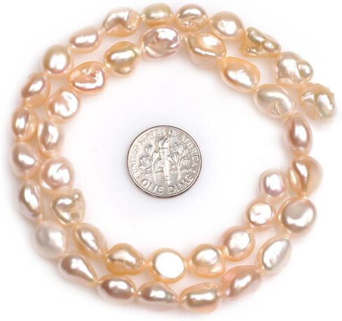 Freshwater Cultured Pearl Beads for Jewelry Making Natural Gemstone 11mm Black with Peacock Green Luster Round 15" JOE FOREMAN in Kuwait