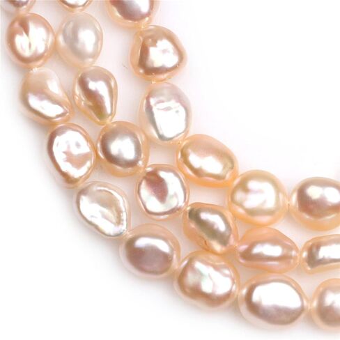 Freshwater Cultured Pearl Beads for Jewelry Making Natural Gemstone 11mm Black with Peacock Green Luster Round 15" JOE FOREMAN in Kuwait