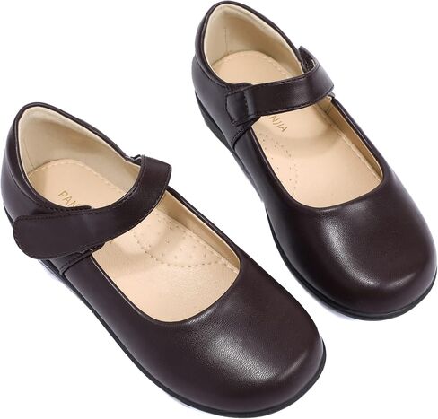 PANDANINJIA Sandy Girls Mary Jane School Uniform Shoes Dress Girls Flats for Toddler Little Kid Big Kid in Saudi Arabia